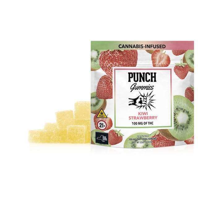 Kiwi Strawberry – 100mg Sugar Coated Gummies